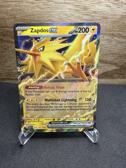 Zapdos ex - 145/165 - Double Rare Pokemon SV: Scarlet and Violet 151 M/NM - Image 1