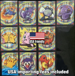 Pokemon TOPPS Series 2 - Complete sticker /stick-on set 10/10- NM cond. 1999 - Image 1