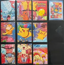 Pokemon TOPPS Series 2 - Complete sticker /stick-on set 10/10- NM cond. 1999 - Image 4
