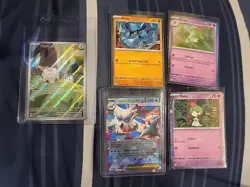 Lot Of 5 Pokemon Tcg Cards Promos Mega Ex Illustration Rare - Image 1