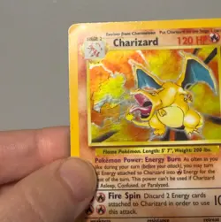 Charizard - Pokemon TCG Base Set Unlimited Charizard 4/102 Vintage MP/HP - Image 3