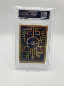 2000 Pokemon Ancient Mew Pokemon Movie Game Promo Double Holo Card PSA 9 Mint - Image 2