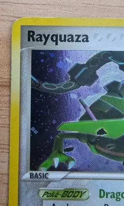 Pokemon TCG Rayquaza EX Deoxys Holo Card 22/107 MP Condition - Image 2
