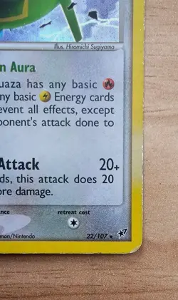 Pokemon TCG Rayquaza EX Deoxys Holo Card 22/107 MP Condition - Image 5