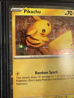 Pikachu 051 /162 Stamped 2026 Pokemon Day 30th Anniversary Promo Cosmos SWIRL - Image 3