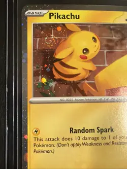 Pikachu 051 /162 Stamped 2026 Pokemon Day 30th Anniversary Promo Cosmos SWIRL - Image 4
