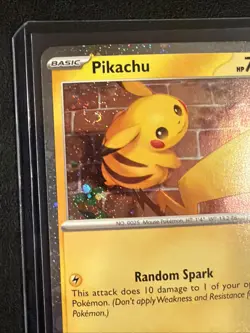 Pikachu 051 /162 Stamped 2026 Pokemon Day 30th Anniversary Promo Cosmos SWIRL - Image 5