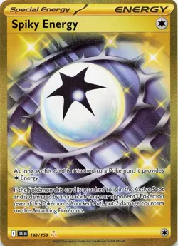 POKEMON Spiky Energy - #190/159 Holo SV09: Journey Together NM - Image 1