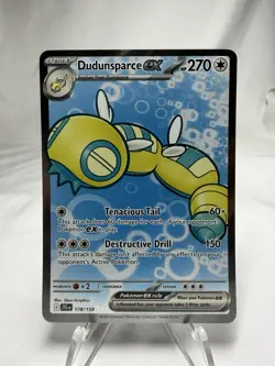 Pokemon Dudunsparce ex 178/159 Journey Together Ultra Rare Full Art Holo NM - Image 1