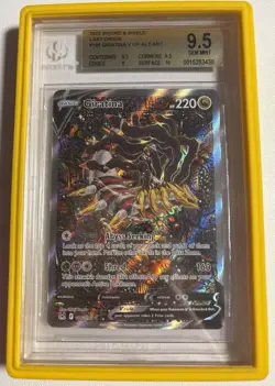Pokemon Giritina V Alternate Art 186/196 Lost Origin LP BGS 9.5 Gem Mint - Image 2