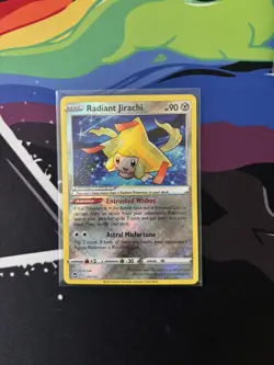 Pokemon - Radiant Jirachi - 120/195 - Silver Tempest - Holo - Radiant Rare NM - Image 1