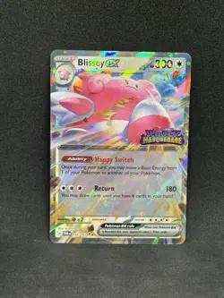 Pokemon-Blissey ex Twilight Masquerade Stamped Promo 134/167 - Image 1