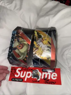 Pokemon Evolving Skies Vaporeon And Flareon Tins x2 Brand New Factory Sealed - Image 4