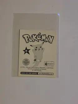 Paras S9 Holo Pokemon Merlin Sticker NM - Image 2