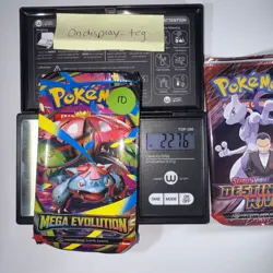 Mega Evolutions 22.76g Destined Rivals 22.42g Booster Pack Pokemon TCG 2 PACK - Image 2