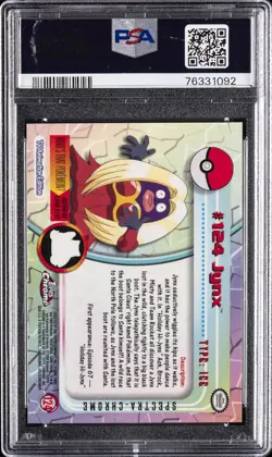 2000 TOPPS CHROME POKEMON T.V. SPECTRA #124 JYNX PSA 9 - Image 2