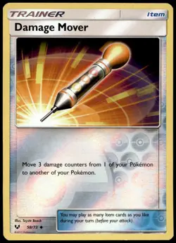 Pokemon Shining Legends 58/73 Damage Mover Reverse Holo - Image 1