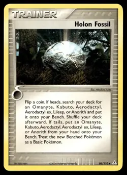 Holon Fossil 86/110 Pokemon Card Holon Phantoms Uncommon Trainer LP E39 - Image 1