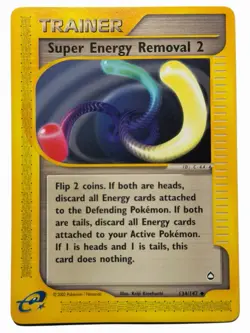 Super Energy Removal 2 - Aquapolis 99/147 2002 - E Reader - Pokemon TCG - WOTC - Image 1