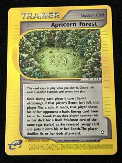 Apricorn Forest 118/147 Aquapolis Regular Pokemon TCG - LP E-reader - Image 1