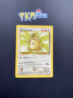 Pokemon TCG Kangaskhan Base Set 2 26/130 Regular Rare LP. - Image 1