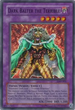 Yugioh! HP Dark Balter the Terrible - LOD-002 - Super Rare - Unlimited Edition H - Image 1
