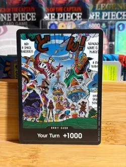 DON!! Card (Egghead) The Azure Sea's Seven Holo One Piece TCG Near Mint - Image 1