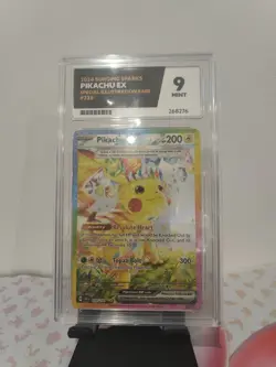Pokemon Card Ace 9 Pikachu EX Special Illustration 238/191 Rare Surging Sparks - Image 1