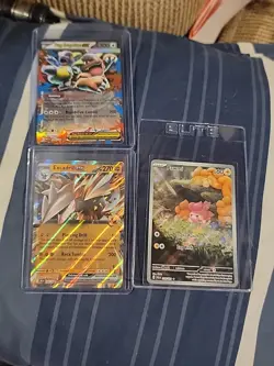 Lot Of 3 Pokemon Tcg Cards Illustration Rare Mx Mega - Image 1