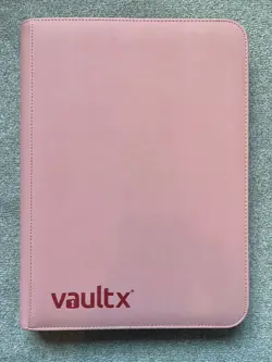 Vault x - Just Pink 9-Pocket 360 Card Capacity Binder - ZIP BINDER - Used - Image 1