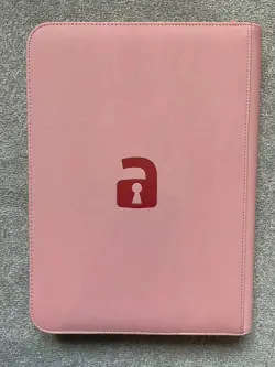 Vault x - Just Pink 9-Pocket 360 Card Capacity Binder - ZIP BINDER - Used - Image 4