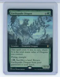 Earthquake Dragon (Extended Art) #588 Foil MTG CLB Battle for Baldur's Gate NM - Image 3