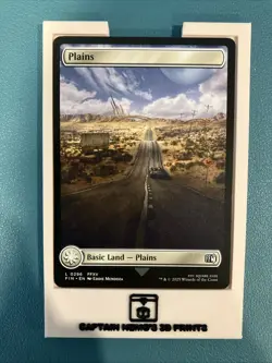 30 Full Art Basic Land Plain 0296 Regular Final Fantasy NM Lot Pack Bulk MTG - Image 2