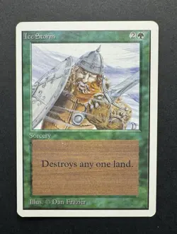 Ice Storm Unlimited MTG Magic The Gathering - Image 1