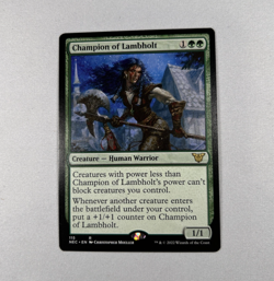 Champion of Lambholt - Commander: Kamigawa: Neon Dynasty - NEC 115 - MTG - Rare - Image 1