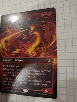 Hellkite Tyrant (Anime Borderless) 428 MTG NM - RVR - Image 2