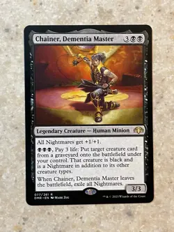 MTG NM Chainer Dementia Master [Dominaria Remastered] - Image 1