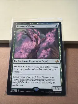 Sanctum Weaver Modern Horizons 2 Regular. Mtg. Nm - Image 1