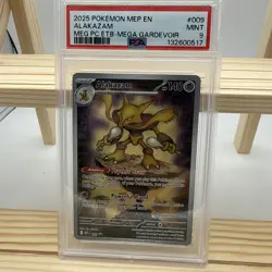 POKEMON Alakazam 009 Me: Mega Evolution Promo Holo Pokemon center ETB - Image 1