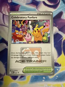 2025 Pokemon Ace Trainer Reward Set - Celebratory Fanfare MEP 028 - Image 1