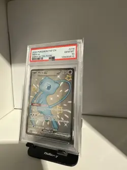 Pokemon Mew ex SV: Paldean Fates 216/091 Shiny Ultra Rare Holo PSA 10 - Image 3