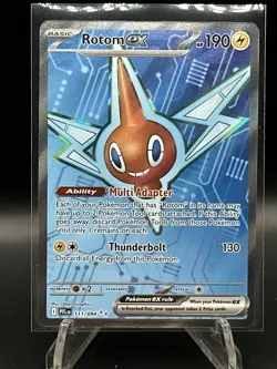 Rotom ex 111/094 Ultra Rare Pokemon TCG ME02: Phantasmal Flames NM English Holo - Image 1