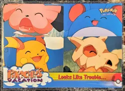 1999 Pokemon Topps Pikachu's Vacation Looks Like Trouble 44 - Image 1