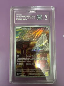 Drowzee 210/198 Pokemon Scarlet & Violet Base IR TAG 9 TAG 9 - Image 4