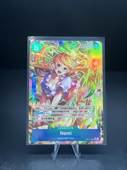 Nami (054) (Alternate Art) OP11-054 A Fist of Divine Speed Foil - Image 1