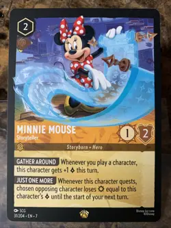 Disney Lorcana Archazia's Island Minnie Mouse - Storyteller 31/204 Legendary - Image 1