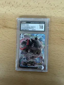 CGC 10 Blastoise VMAX SWSH103 Full Art Black Star Promo Pokemon Card - Image 1