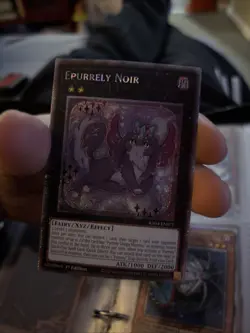Epurrely Noir First Edition Platinum Secret Rare Card RA04-EN071 - Image 1