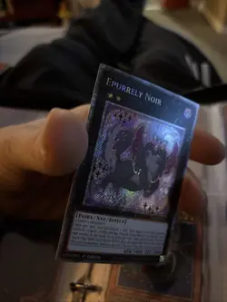 Epurrely Noir First Edition Platinum Secret Rare Card RA04-EN071 - Image 3