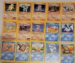 Pokemon TCG Vintage Base Set 60 Card Mixed Lot - Image 2